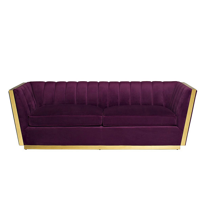 Диван Art Deco Purple Sofa Фиолетовый Диван Art Deco Purple Sofa Фиолетовый в Самаре | Loft Concept