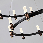 Люстра подвесная с двумя круглыми ярусами и цилиндрическими плафонами Arnaut Light варинант исполнения - 5 | Loft Concept в Самаре