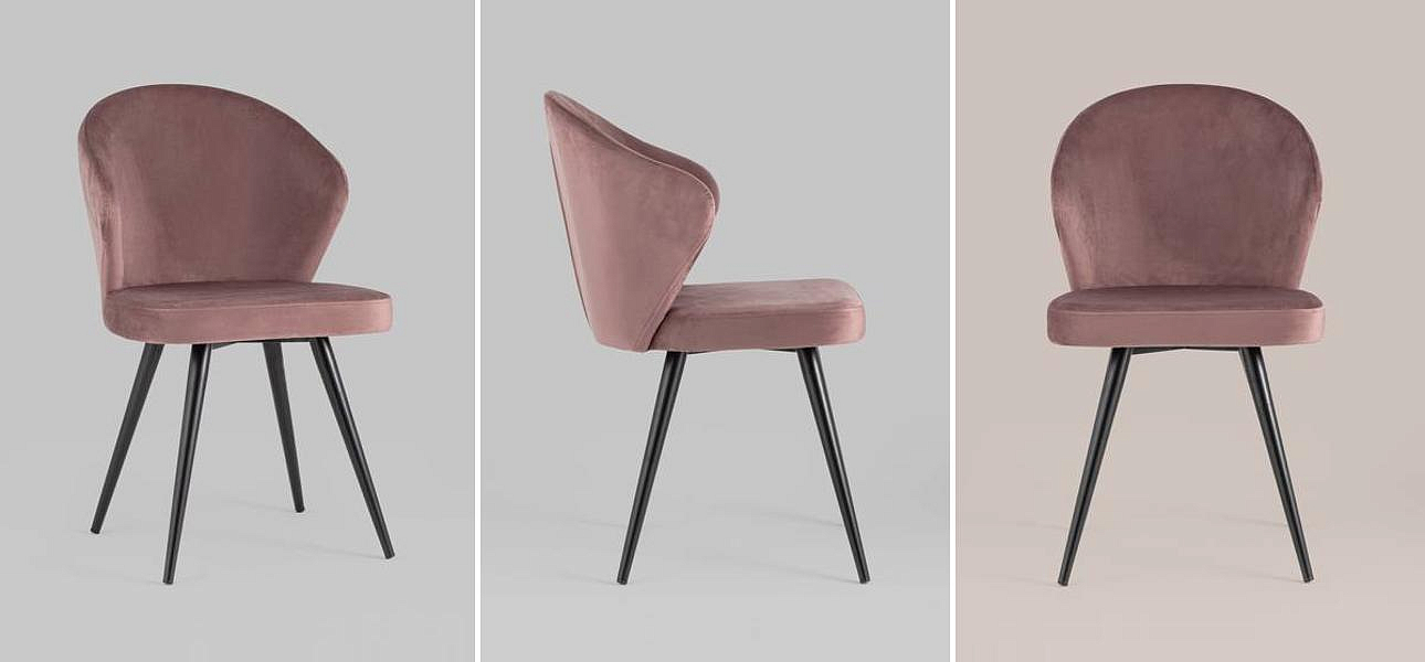 Стул Розовый Бархат Volante Chair Стул Розовый Бархат Volante Chair - Loft-Concept в Самаре