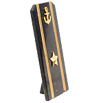 Сувенир Погон Майор ВМФ из натурального камня змеевик Souvenir Epaulets варинант исполнения - 1 | Loft Concept в Самаре