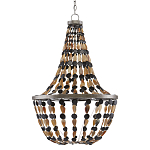 Люстра каплевидной формы с подвесками в виде декоративных бусин Flat Beads варинант исполнения - 3 | Loft Concept в Самаре