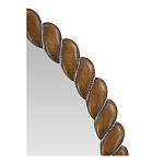 Зеркало с текстурной рамой из натурального дерева  Pine Wall Mirror варинант исполнения - 4 | Loft Concept в Самаре