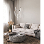 Люстра каскадная с 10-ю прозрачными плафонами Wave Line варинант исполнения - 12 | Loft Concept в Самаре