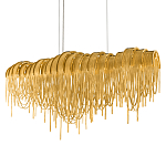 Люстра подвесная с металлическими дугами и длинными цепочками 115 см Atlantis Chain варинант исполнения - 1 | Loft Concept в Самаре