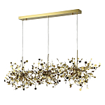 Люстра подвесная из трех частей с металлическими круглыми элементами Terzani Argent варинант исполнения - 3 | Loft Concept в Самаре