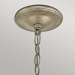 Люстра серебряного цвета с состаренным эффектом и декоративным подвесным шаром Kichler варинант исполнения - 9 | Loft Concept в Самаре