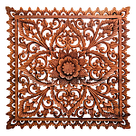 Панно из дерева квадратное Tracery Panel With Trees варинант исполнения - 1 | Loft Concept в Самаре