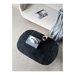 Столик кофейный черного цвета с овальной столешницей и круглым основанием Black Dalmen Table варинант исполнения - 9 | Loft Concept в Самаре