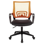 Офисное кресло с основанием из черного пластика Desk chairs Orange варинант исполнения - 2 | Loft Concept в Самаре