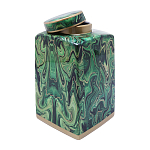 Ваза с малахитовым узором MALACHITE варинант исполнения - 3 | Loft Concept в Самаре