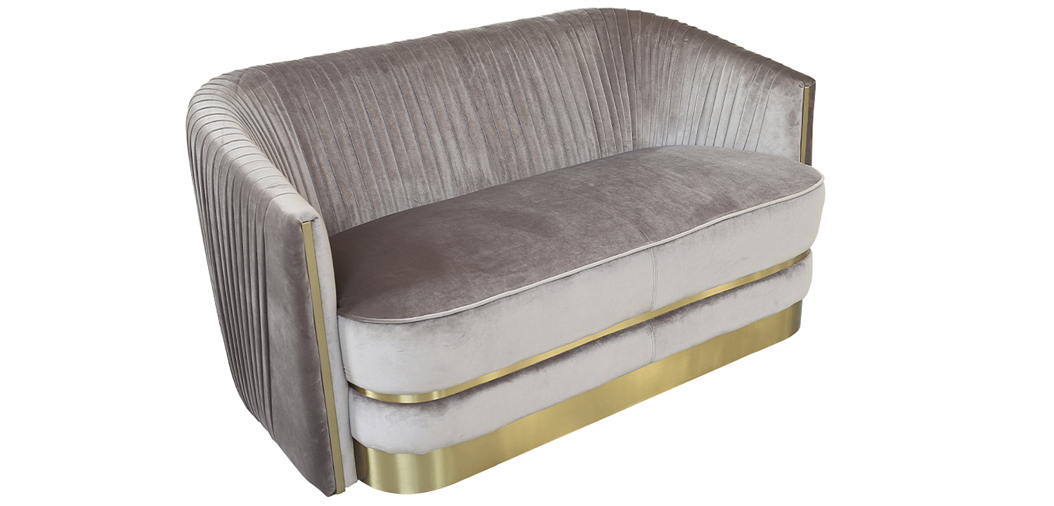 Диван двухместный велюр Bolger sofa Диван двухместный велюр Bolger sofa - Loft-Concept в Самаре