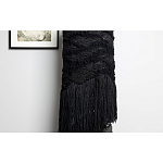 Напольная лампа черная с текстильными элементами "ЯРВИ" варинант исполнения - 4 | Loft Concept в Самаре