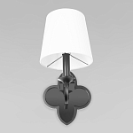 Бра с белым текстильным абажуром и фигурным основанием с зеркальной вставкой Vitorino варинант исполнения - 10 | Loft Concept в Самаре