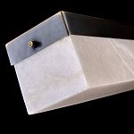 Подвесной светильник линейный из натурального камня Perfection of Geometry варинант исполнения - 7 | Loft Concept в Самаре