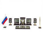 Настольный письменный набор из нефрита на ножках Executive Recruitment варинант исполнения - 1 | Loft Concept в Самаре