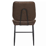 Стул с темно-коричневой обивкой из экокожи Benderson варинант исполнения - 4 | Loft Concept в Самаре