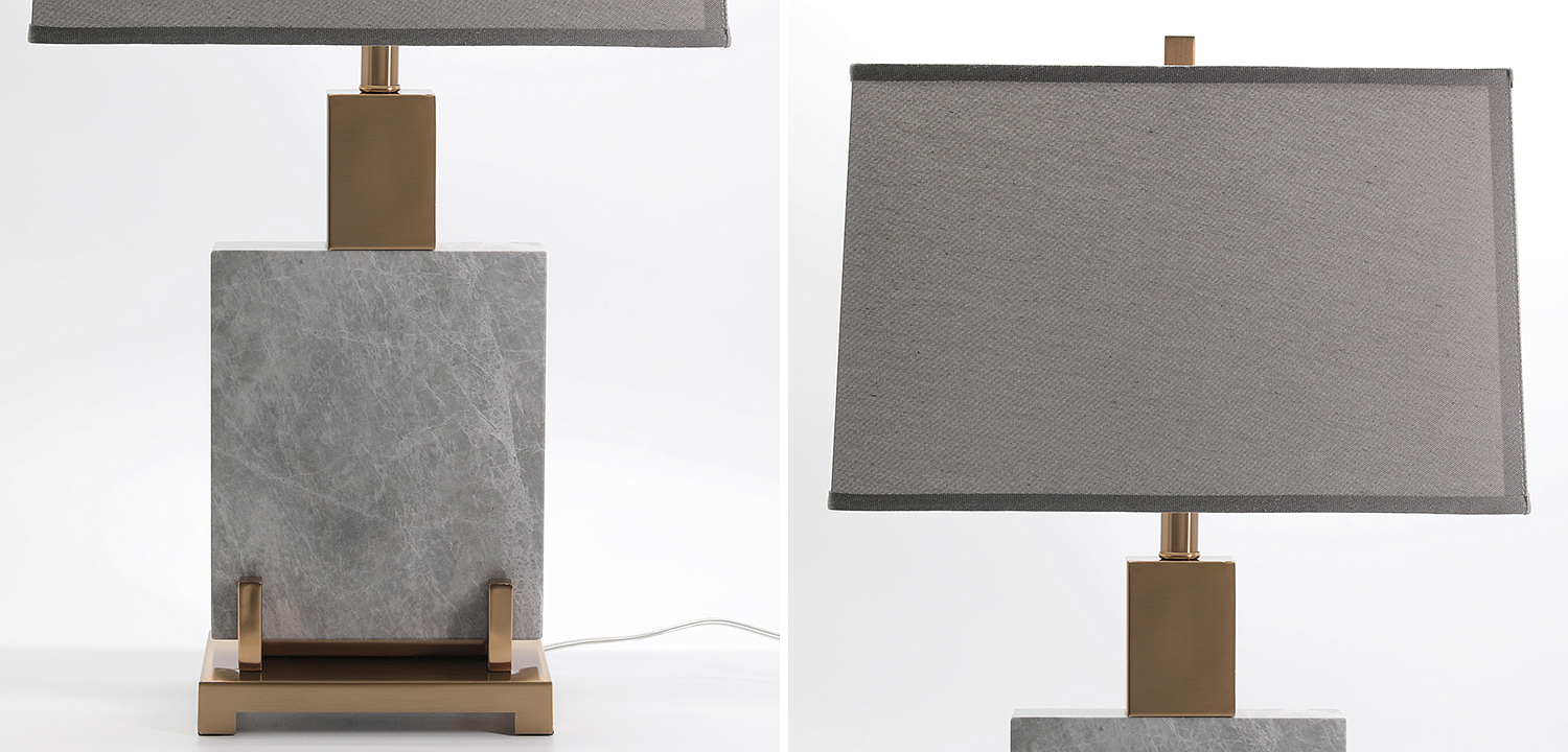 Настольная лампа Table lamp marble Grey Настольная лампа Table lamp marble Grey - Loft-Concept в Самаре