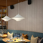 Подвесной вязаный белый светильник «Звезда Востока 01» варинант исполнения - 2 | Loft Concept в Самаре