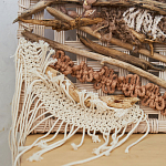 Большая Абстрактное Панно из веток и нитей Dryad Wall Art варинант исполнения - 3 | Loft Concept в Самаре