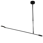 Потолочный светильник светодиодный черный металл Bendik  варинант исполнения - 1 | Loft Concept в Самаре