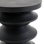 Фигурный приставной столик черного цвета AMORPHOUS варинант исполнения - 2 | Loft Concept в Самаре