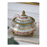 Шкатулка фарфоровая с цветочной росписью Eden Garden варинант исполнения - 5 | Loft Concept в Самаре