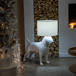 Лампа COLLECTION OF DOGS с абажуром Бультерьер варинант исполнения - 5 | Loft Concept в Самаре