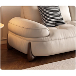 Кресло кожаное с деревянным каркасом Furniture Medieval варинант исполнения - 1 | Loft Concept в Самаре