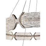 Люстра с 2-мя кольцами с текстурным природным рисунком IceFlame варинант исполнения - 7 | Loft Concept в Самаре