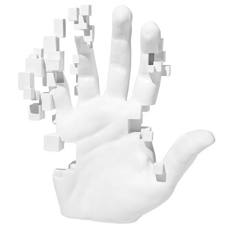 Декоративная статуэтка в виде руки Disintegrating Fragments Hand Statuette Белый Декоративная статуэтка в виде руки Disintegrating Fragments Hand Statuette Белый в Самаре | Loft Concept