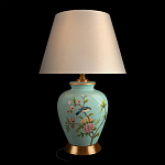 Настольная лампа голубая с изображением птиц Slip Away варинант исполнения - 8 | Loft Concept в Самаре