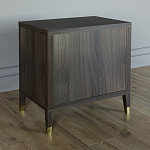 Тумба прикроватная с двумя ящиками Elsa Dreams Walnut варинант исполнения - 4 | Loft Concept в Самаре