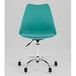 Офисный стул на металлическом основании EGGERY Blue пластик варинант исполнения - 5 | Loft Concept в Самаре