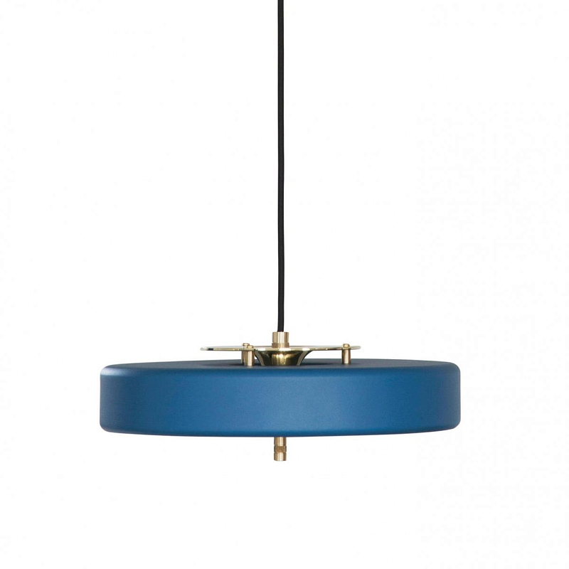 Подвесной светильник BERT FRANK Revolve Pendant Lamp Blue Синий Латунь Подвесной светильник BERT FRANK Revolve Pendant Lamp Blue Синий Латунь в Самаре | Loft Concept