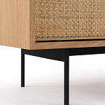 ТВ-тумба с плетеным декором Buckley Wicker TV Stand варинант исполнения - 6 | Loft Concept в Самаре