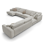 Современная модульная система мягкой мебели Zartаrn 6-ти местный угловой диван варинант исполнения - 2 | Loft Concept в Самаре