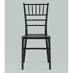 Стул Chiavari пластик черный варинант исполнения - 4 | Loft Concept в Самаре