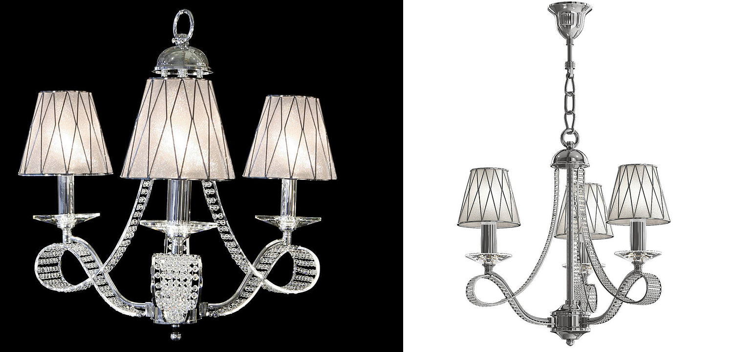 Люстра Franseza Chandelier chrome 52 Люстра Franseza Chandelier chrome 52 - Loft-Concept в Самаре