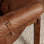 Двухместный диван Duncan винтажная коричневая кожа варинант исполнения - 6 | Loft Concept в Самаре