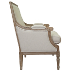 Кресло William Classical Armchair beige flax варинант исполнения - 1 | Loft Concept в Самаре