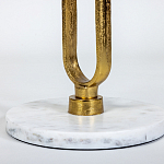 Кофейный столик с белой мраморной столешницей Clipper варинант исполнения - 3 | Loft Concept в Самаре