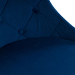 Стул в темно-синей велюровой обивке Ward Dark Blue Velour Chair варинант исполнения - 5 | Loft Concept в Самаре