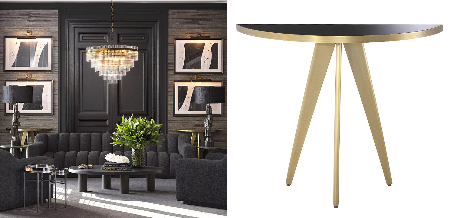 Консоль Eichholtz Console Table Aston Brass Консоль Eichholtz Console Table Aston Brass - Loft-Concept в Самаре