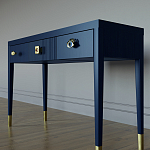 Дизайнерский Письменный стол Elsa Dreams Blue с тремя ящиками варинант исполнения - 2 | Loft Concept в Самаре