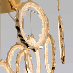 Потолочный светильник светодиодный с золотистым каркасом Ring of Fire варинант исполнения - 3 | Loft Concept в Самаре