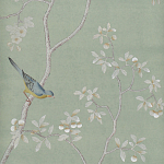 Обои ручная роспись Badminton Mercury Grey варинант исполнения - 1 | Loft Concept в Самаре