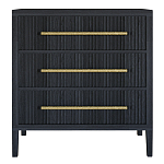 Комод Primo с 3 выдвижными ящиками Черный дуб варинант исполнения - 7 | Loft Concept в Самаре