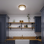 Потолочный светильник с белым матовым стеклянным плафоном в форме перевернутого конуса Hinkley варинант исполнения - 4 | Loft Concept в Самаре