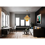 Люстра с каскадом из разноцветных круглых подвесов Key Lustar варинант исполнения - 2 | Loft Concept в Самаре