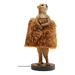 Настольная лампа Цурикат плафон из меха варинант исполнения - 1 | Loft Concept в Самаре